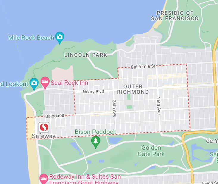 Outer Richmond Outer Richmond, San Francisco